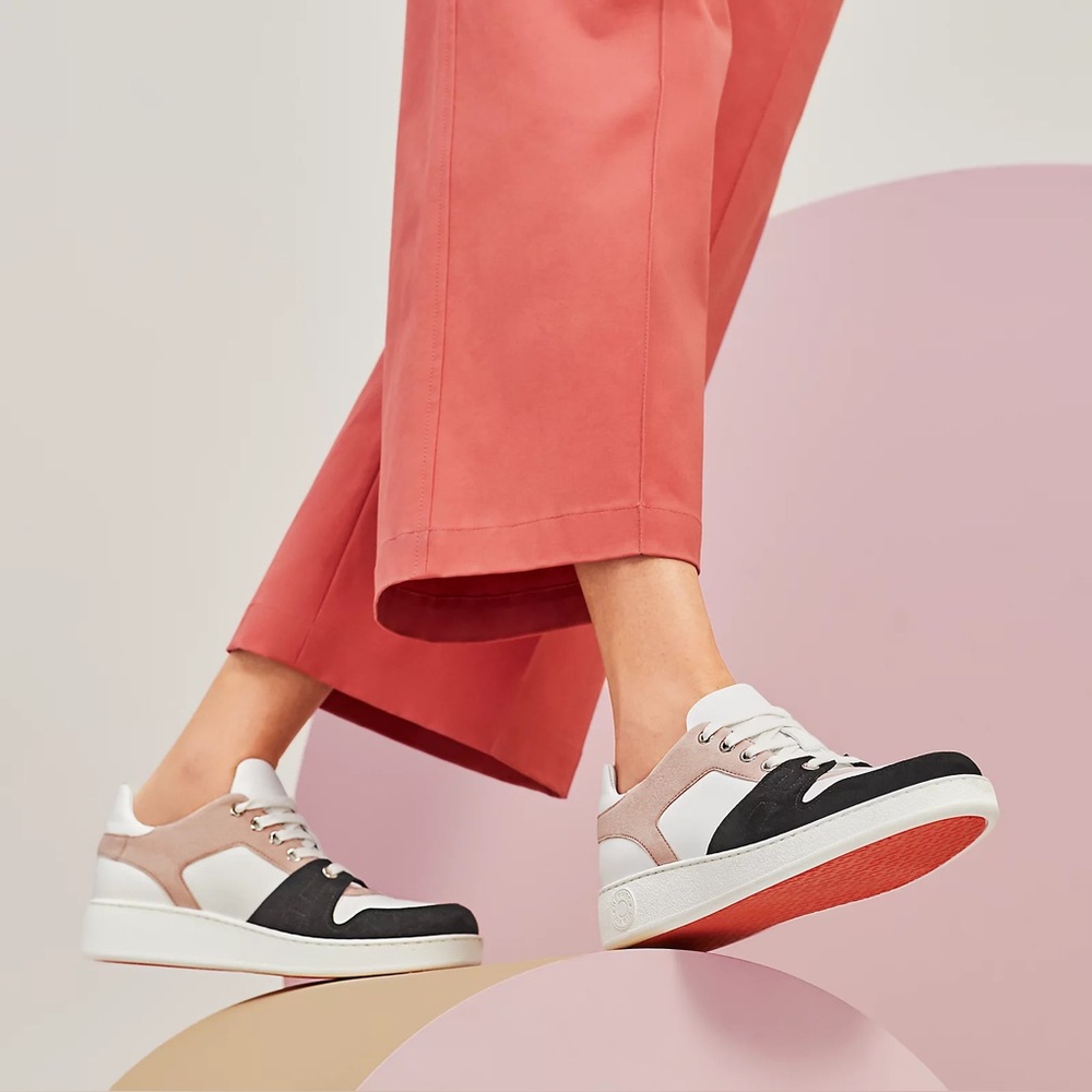 Hermès Free Sneakers in Multicolore / Rose Opaline - Size 38.5 / US 8 - Picture 16 of 16